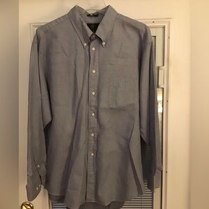 Club Room Button-down Blue Dress Shirt
